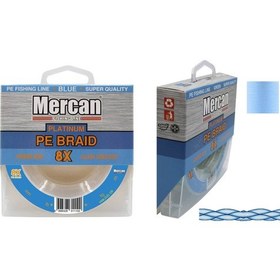 Resim Mercan Pe Örgü Platinum 8X Ip Mavi 150 M Misina 
