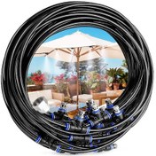 Resim Lemestar 10m Copper Low Pressure Atomization System For Trampolines - Cooling, Humidifying, Dust Removal With Eu Thread 