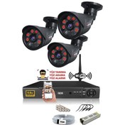 Resim IDS DS-2015HD-SET3-NOHDD-BLACK 3 Kameralı 1080P Full HD 5 MP Sony Lensli Kamera Seti - 2015 