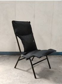 Resim Yapa-Yavuzpaşalar Katlanan Şezlong Sandalye -- Siyah Iskeletli, Polyester Kumaş (539725078) Siyah 