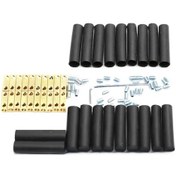 Resim 20 Adet Bakır Terminal Seti - Hızlı Bağlantı, Tek Giriş-çıkış, Isı Sıkışır Boru Ve Kablolar Dahil, Kupça Bağlayıcı 