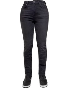 Resim The Biker Jeans Lucy Black Cordura Korumalı Motosiklet Kot Pantolonu Antrasit 