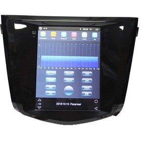 Resim Nissan Qashqai X-trail 9.7" Tesla 2014-2021 Uyumlu Android Multimedya Kamera 9" 