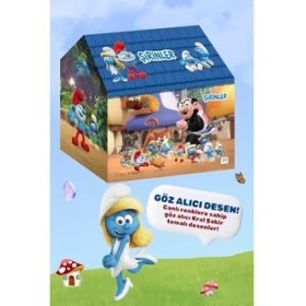 Resim Esranın Dünyası Şirinler - Smurfs Temalı Lisanslı Kaliteli Kumaşlı 2 Kişilik Kolay Kurulum Eğlenceli Çocuk Oyun Çadırı 