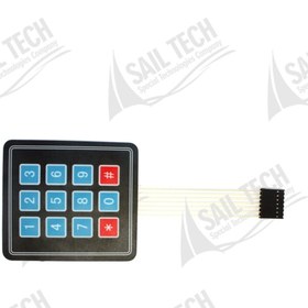 Resim Sailteknoloji 3x4 Membran Tuş Takımı - Keypad 
