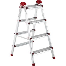 Resim Ayyıldız Çift Çıkışlı Katlanabilir Ev Tipi Merdiven 3+3 Basamak 