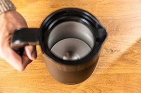 Resim ZWILLING Enfinigy filtre kahve makinesi, 1,25 l termos sürahi, kazanlı kahve makinesi, çiçeklenme ve akıllı kireç çözücü fonksiyonu, paslanmaz çelik, siyah 