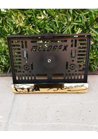 Resim Motor Plakalık Atatürk Göz Ve Imzalı Lazer Kesim Pleksi Motorsiklet Plakalık Isime Özel 