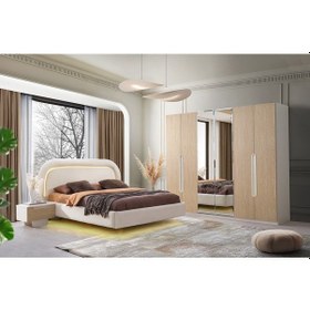 Resim Çamlıca Mdf Bazalı Yatak Odası Takımı 