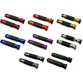 Resim Chuangyinshop Silvery Yüksek Dayanımlı Cnc Alüminyum Alaşım Motorcycle Handlebar Kılıfları Modifikasyon Aksesuarları 