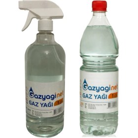 Resim Gazyaginet Gazyağı 1 Lt Pet ve 1 Lt Sprey (Zift, Zincir ve Motor Temizleyici, Gaz Sobası ve Gaz Lambası Yakıtı) 