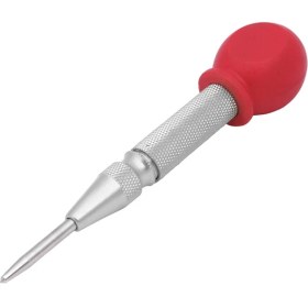 Resim Chihiro586 - 9278 1 Adet Hss Merkez Punch Stator Delme Otomatik Merkez Pin Punch Yaylı Işaretleme Delme Aracı Koruyucu Kılıflı-Kırmızı ve Gümüş (Yurt Dışından) 