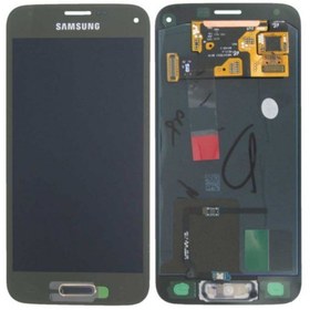 Resim Samsung Kdr Galaxy S5 Mini Sm-800f Uyumlu Servis Orjinali Lcd Dokunmatik Ekran Siyah 