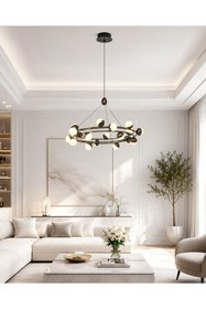 Resim Özcan Aydınlatma 2842-18A-24 Stary 60cm 18'Lİ SARKIT PLATİN 