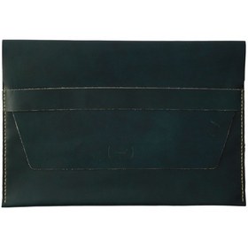 Resim İcase Marka Apple Uyumlu MacBook Air-pro M1-m2-m3-m4 Hakiki Deri Kılıf 