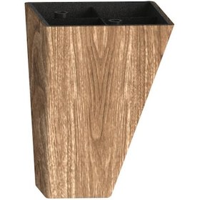 Resim Piramit Koltuk Berjer Ayağı Ağaç Renk Tek Ayak 12cm 