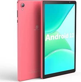 Resim PRITOM 10 inç Android 12 tablet, 6000 mAh, 32 GB ROM, 512 GB'a genişletilebilir, dört çekirdekli işlemci, 10 inç tablet, Android tabletler HD IPS ekran, kamera, Wi-Fi, Bluetooth, tablet PC (pembe) 