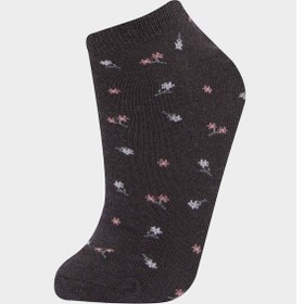 Resim Defacto Kadın 5li Pamuklu Patik Çorap F5633axnskr1 Çok Renkli 