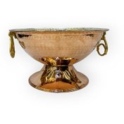 Resim 27 Cm Bakır Sunum Kasesi 