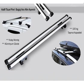 Resim Ssangyong Rexton 2001 - 2010 Port Bagaj Bağlantı Çıtası Ara Atkı Yatay 100 - 240 Kg 