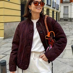 Resim 2025 Moda Basit Günlük Retro Sokak Tarzı Kadın Yastık Dikişli Uzun Kollu Ceket, Hafif Bayan Ceketi, Style Mont, Rahat Giyim, Vintage Estetik, Bol Kesim, Nefes Alabilen Kumaş, Dayanıklı İmalat, Şartlı Üstgiysi Temel Parçası, Women's Jacket, Çaylaklar İçin Mükemmel Seçim 