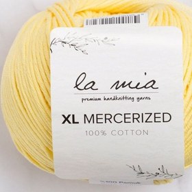 Resim La Mia XL Mercerized Sarı El Örgü İpi - 177 - 33770 