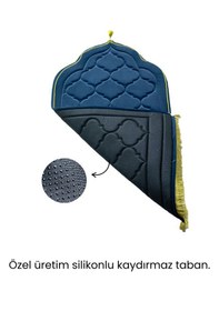 Resim Atex Binicilik Ipek Kadife Kapitone Seccade - Hafızalı Sünger ... 