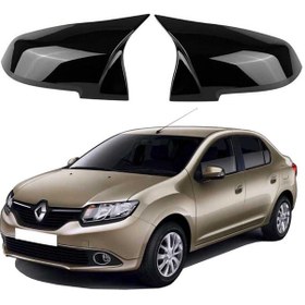 Resim Renault Symbol 2013- Araca Özel Batman Yarasa Ayna Kapağı Pianobl 