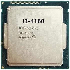 Resim Intel Core i3-4160 Kullanılan CPU 2 Çekirdekli 4 İş Parçacıklı Masaüstü İşlemci 3,6 GHz 3M 54W LGA1150 