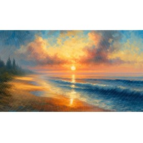 Resim Venspor Göz Alıcı Gün Batımı Manzarası Temalı Arkaplan Profesyonel Fotoğrafçılık Için 200 x 150 cm Duvar Örtüsü Fon 