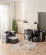 Resim BRANNA HOME NEİRO Sünger Koltuk Takımı, Açılabilir Yataklı 2+1 Modern Koltuk 