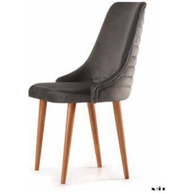 Resim Bera Ceviz Ayak Nil Sandalye Ahşap 