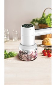 Resim Kiwi Kc-8232 Şarjlı El Mikseri ve Doğrayıcı Rondo 2'si 1 Arada 3 Hız Kademeli 200 Ml 