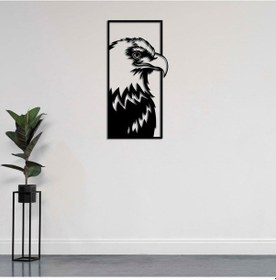 Resim Kartalın Bakışı Metal Duvar Dekoru 