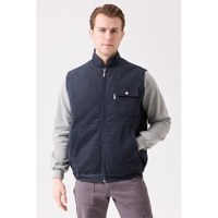 Resim Galanthus Kışlık İş ve Outdoor Yelek - Sıcak Tutucu, Rüzgar Geçirmez, Dayanıklı LACİVERT 2XL 