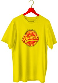 Resim BLUU Barbell Sporcu T-shirt Bisiklet Yaka 