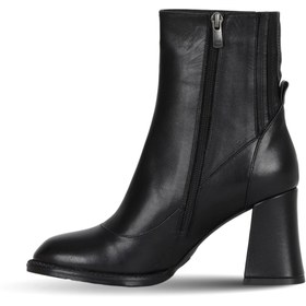 Resim Bueno Shoes Siyah Deri Kadın Topuklu Bot 42wb45401 