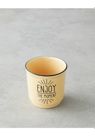 Resim English Home Enjoy The Moment Bone Porselen 2 Li Espresso Fincan 90 Ml Yeşil-sarı Yeşil-sarı 