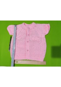 Resim Tovyamade El Örgüsü Bebek Ceket Pembe Renk Pembe 