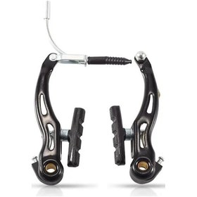 Resim Moveevo Bisiklet V-fren Seti, Dağ Bisikleti Ve Katlanır Bisikletler İçin Tamir Parçaları, Fren Balataları Ve Montaj Elemanları Dahil 