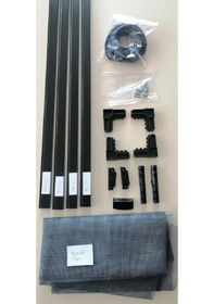 Resim 17 25 Pencere Sineklik Tam Takım Antrasit Gri 