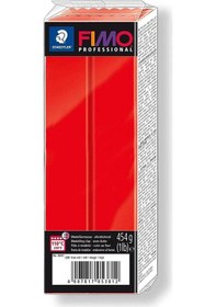Resim Staedtler Fimo Professional Polimer Kil 454 Gr. 200 Doğal Kırmızı 