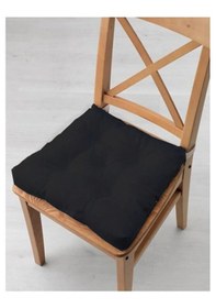 Resim Pofidik Kare Sandalye Minderi 40 X 40 Cm Siyah 