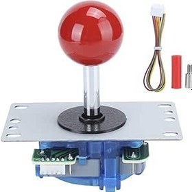 Resim KOSDFOGE Dövüş Makinesi Arcade Oyun Konsolu Joystick Yüksek Hassasiyet Gecikmesiz Gamepad Aksesuarı(Red) 