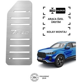 Resim A&g Tuning Chery Tiggo 7 Ayak Dinlendirme Pedalı Krom Ayak Dayama Pedalı Kgagpedal000019 