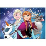 Resim 90747 Disney Frozen Kuzey Işıkları 2x24 parça Ravensburger Puzzle 