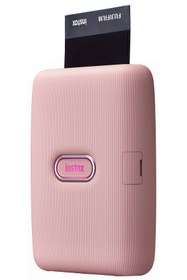Resim Fujifilm Instax mini Link Pembe Akıllı Telefon Yazıcısı ve 10'lu mini Film 