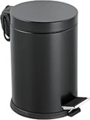 Resim Genel Markalar Vinoks Premium Serisi 3 Litre Hacimli Paslanmaz Banyo-Mutfak Pedallı Çöp Kovası Siyah 