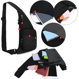 Resim Ebitda Erkek Ve Kadınlar İçin Hafif Mavi Çapraz Omuz Çantası - Bisiklet, Dağ Yürüme, Seyahat Ve Alışveriş İçin Sling Çanta Mavi 