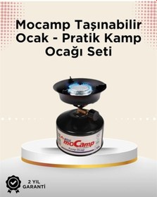 Resim Dayanıklı, Paslanmaz Ve Yüksek Isı Dayanımlı Kamp Ocağı Uzun Süreli Kullanım İçin Siyah 